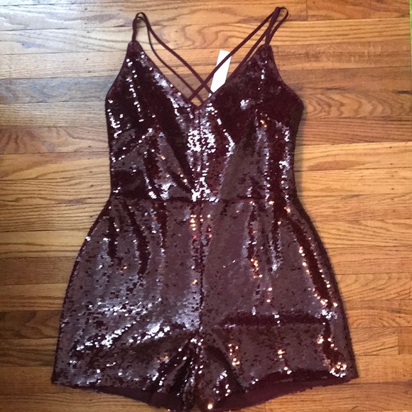 Sequin Romper - Picture 3 of 6